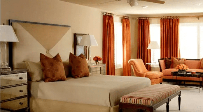 Терракотовый цвет в интерьере