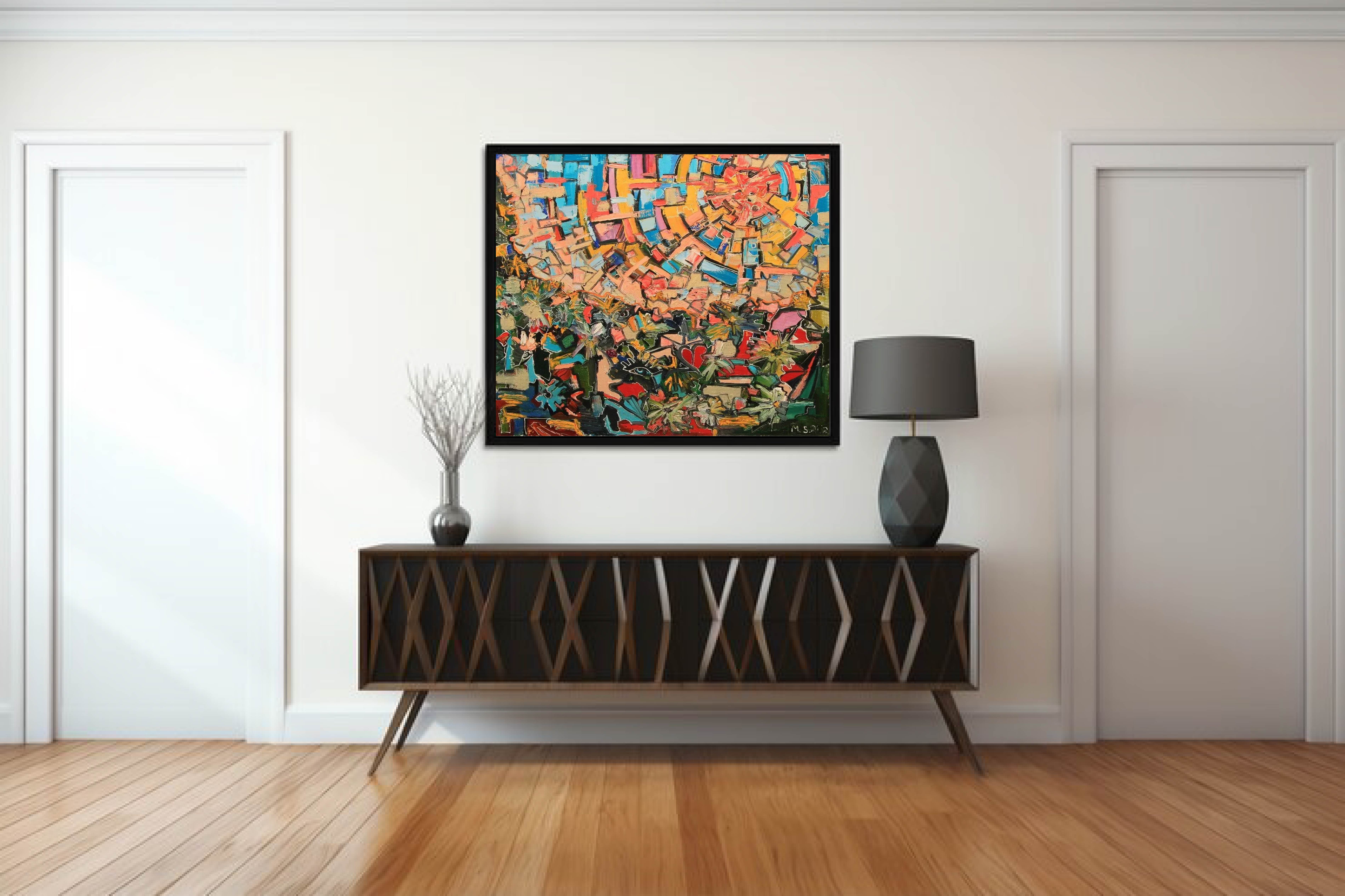 Картина Maxim Sokolov "Сердце мира" в интерьере